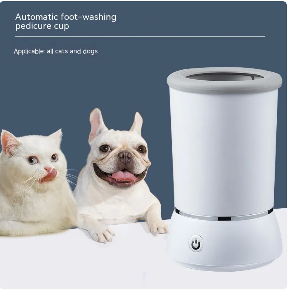 Still Wagging Paw Wash Cup — Muddy Paws, Thirty Seconds