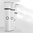 Three interchangeable heads for the Quiet Body Shaver: wide clipper blade, nail grinder and narrow paw trimmer