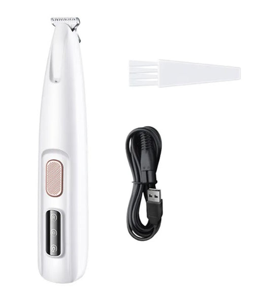 PawGlow Paw Pad Trimmer — Quiet LED Trimmer for Paw Fur