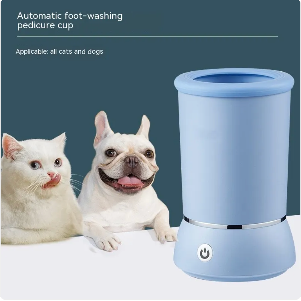 Still Wagging Paw Wash Cup — Muddy Paws, Thirty Seconds