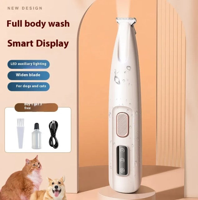 PawGlow Paw Pad Trimmer — Quiet LED Trimmer for Paw Fur