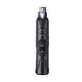 PawGlow nail grinder — a slim black handheld rotary nail grinder with an LED ring in the head